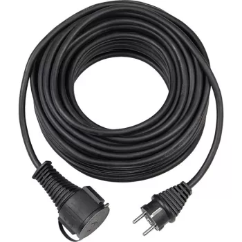 Brennenstuhl H05RR-F 3G1,5 - maitinimo ilginimo laidas - CEE 7/7 (SCHUKO) (M) - Maitinimo šaltinis CEE 7/4 (SCHUKO)/CEE 7/7 (SCHUKO) (W) - 25,0 m - Juoda (1161470)