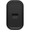 Sieninis įkroviklis OTTERBOX 20W USB-C su USB maitinimo tiekimu, juodas (78-81338)