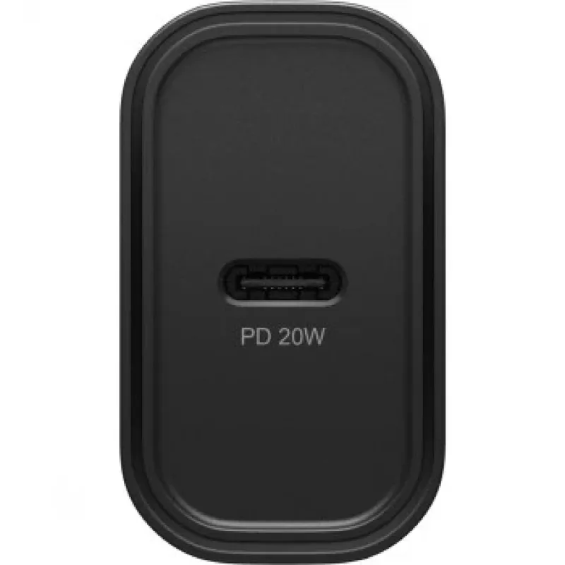 Sieninis įkroviklis OTTERBOX 20W USB-C su USB maitinimo tiekimu, juodas (78-81338)