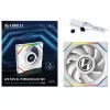 Ventiliatorius Lian Li UNI FAN SL Wireless LCD 120 12 cm Baltas 29,5 dB 50,08 cfm