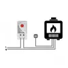 Termostatas DELOCK 66824, plastikinis korpusas, IP20, 30 W, 250 V, 10 A, 43×60×33 mm, pilkas/raudonas