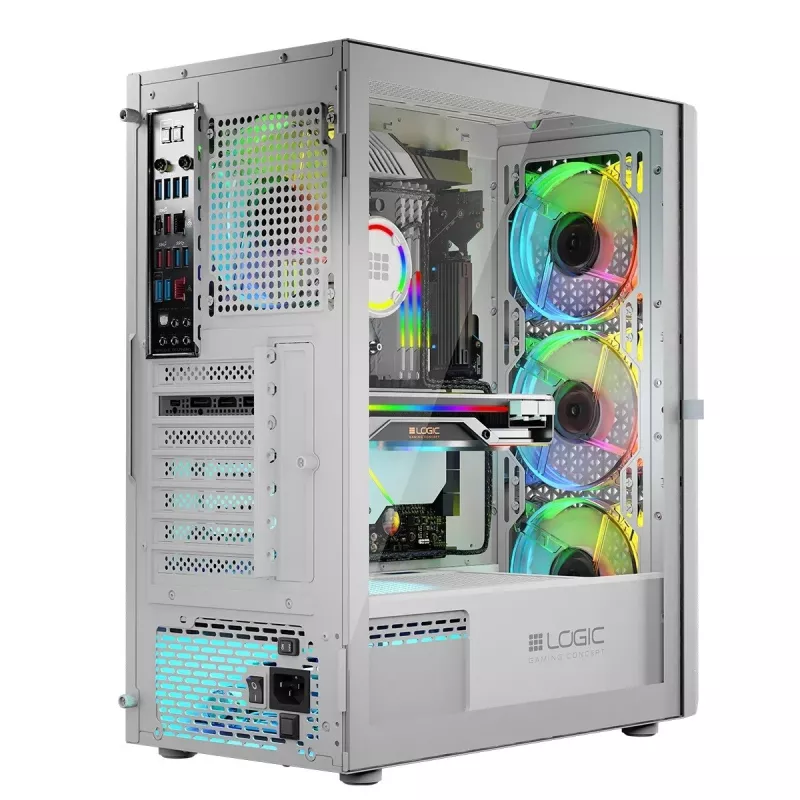 Logic ARAMIS ARGB MINIDI USB 3.0 korpusas, baltas