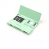 Kortelių skaitytuvas DeLOCK 91015 USB 3.2 Gen 1 Type-A/Type-C mėtinės spalvos