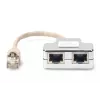 Pataisomasis kabelio adapteris Digitus CAT 5e ekranuotas 1:1