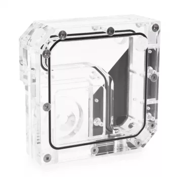 Rezervuaras Alphacool 15075 akrilas juodas permatomas 120mm