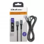 USB kabelis Qoltec 52358 1,5 m USB C juodas USB 2.0 0,48 Gbit/s