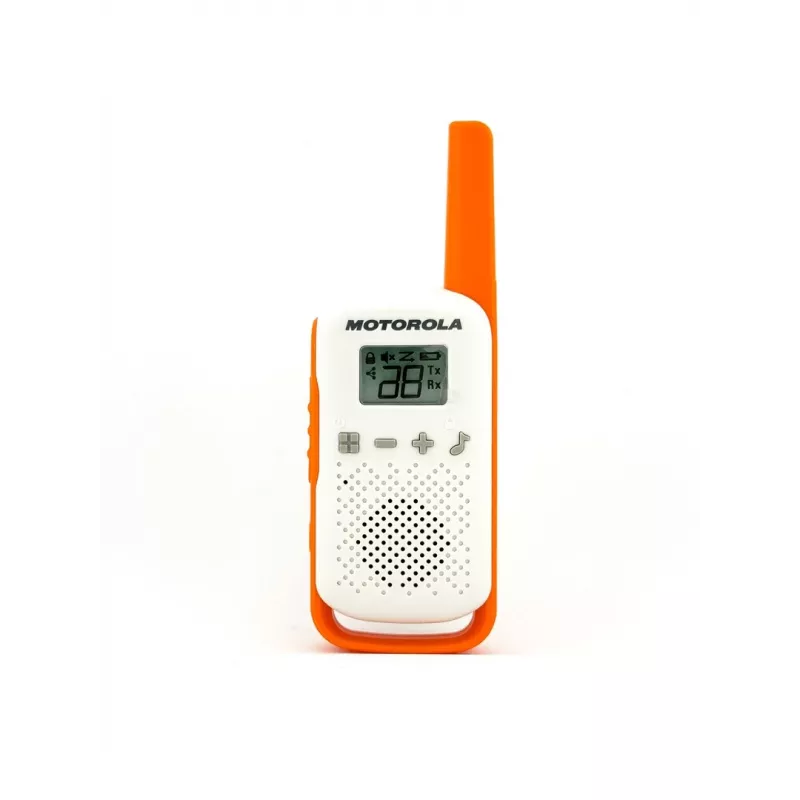 Motorola Talkabout T42 - racija, 2 vnt. rinkinys (oranžinė-mėlyna)