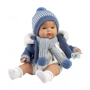 Lėlė Llorens Sasha verkianti, 38 cm, realistinės savybės, minkštas kūnas