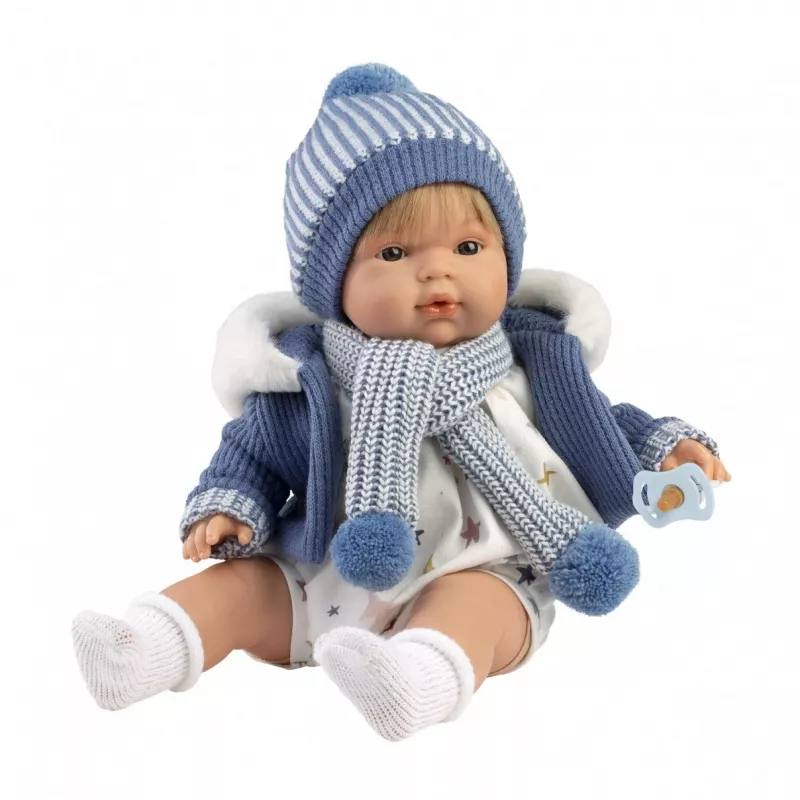 Lėlė Llorens Sasha verkianti, 38 cm, realistinės savybės, minkštas kūnas