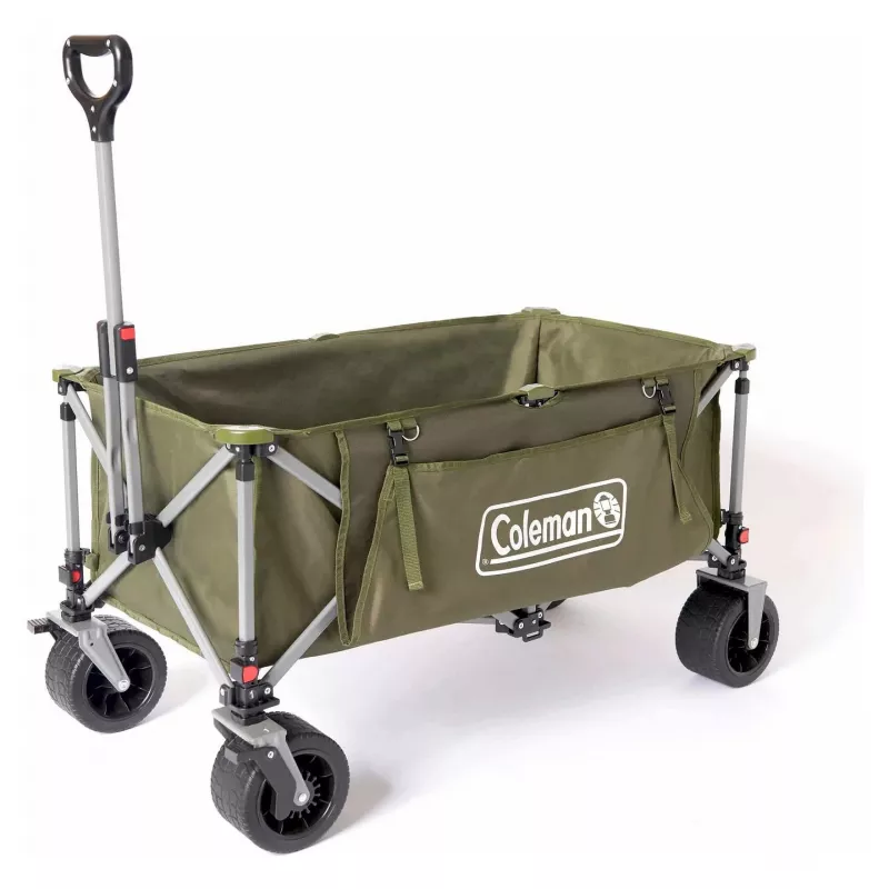 Stovyklavimo vežimėlis COLEMAN 2226531 — 132 L, poliesterio dangtis, plieninis rėmas, 1160×600 mm
