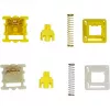 Mechaninis klavišų jungiklių rinkinys Keychron Gateron Cap V2 Golden-Yellow G32 — 110 vnt.