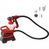 Power X-Change akumuliatorinė dažų purškimo sistema TE-SY 18/90 Li-Solo, 18V, purškimo pistoletas raudonas/juodas, be akumuliatoriaus ir pakrovėjo