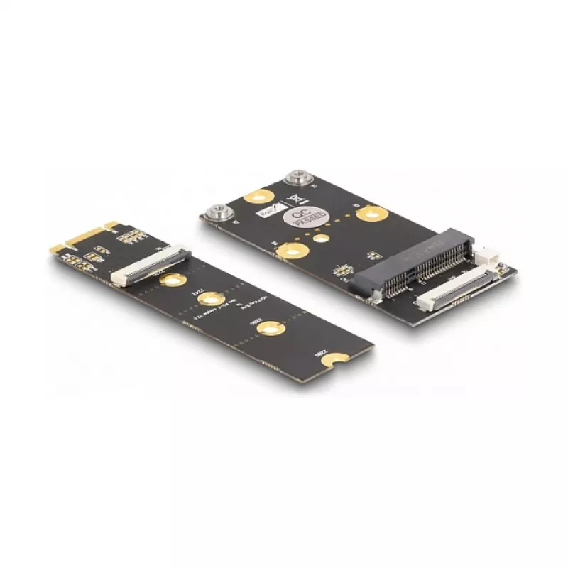 DeLOCK keitiklis M.2 Key B+M kištukas į Mini PCIe lizdą lankstus laidas