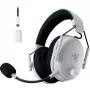 Ausinės Razer JuodaShark V3 Pro laidinės ir belaidės Bluetooth baltos