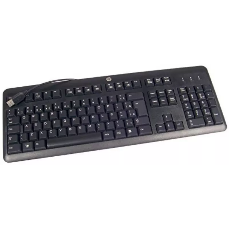 HP 672647-L33 klaviatūra Biuro USB QWERTY US International Juoda