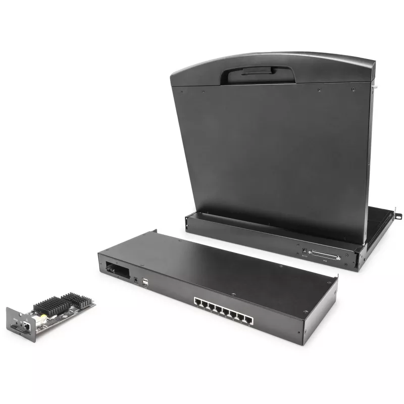 DIGITUS Professional DS-72216 - KVM jungiklis - 16 x KVM prievadas (-ų) - montuojamas į stelažą (DS-72216)