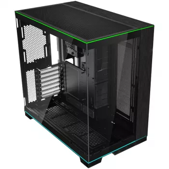 Lian Li O11DERGBX O11D EVO PC dėklas stiklinis MIDI bokštas juodas RGB grūdintas stiklas