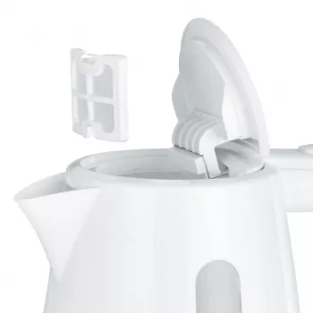 Elektrinis virdulys SEVERIN 1 L 2200 W baltas — belaidis, 360° pagrindas, paslėptas kaitinimo elementas