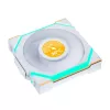 Lian Li UNI FAN SL Wireless LCD ARGB 120 mm baltas 3 vnt. rinkinys
