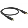 DeLOCK 83042 USB laidas USB 3.2 Gen 2 0,5 m USB C juodas