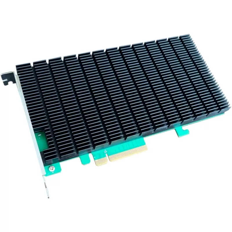 HighPoint magistralės adapteris Rocket 1204 PCI-Ex8v3 - 4x M.2 NVMe - NVMe - PCI-Express