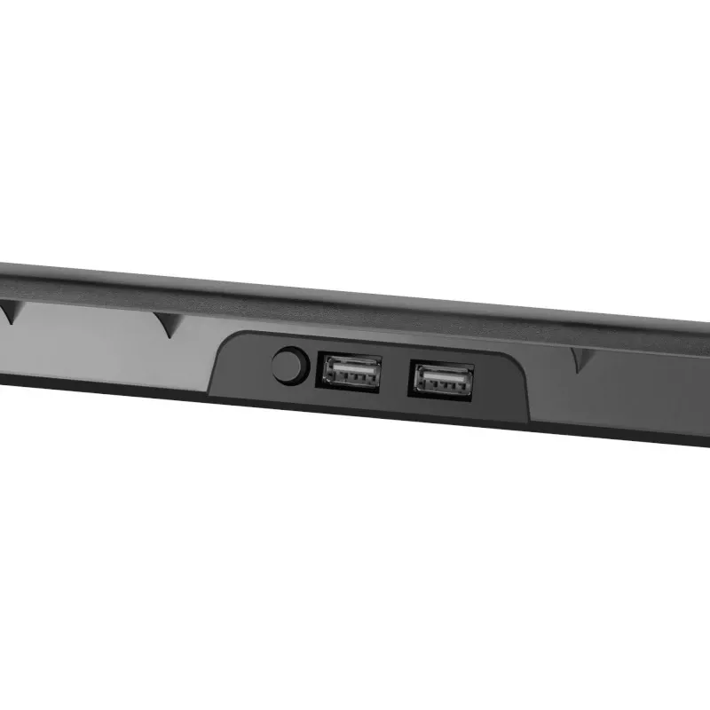 Nešiojamojo kompiuterio aušinimo padėklas DEFENDER NS-503 43,2 cm (17 colių) nešiojamiesiems kompiuteriams, 2 ventiliatoriai, maitinamas per USB, juodas