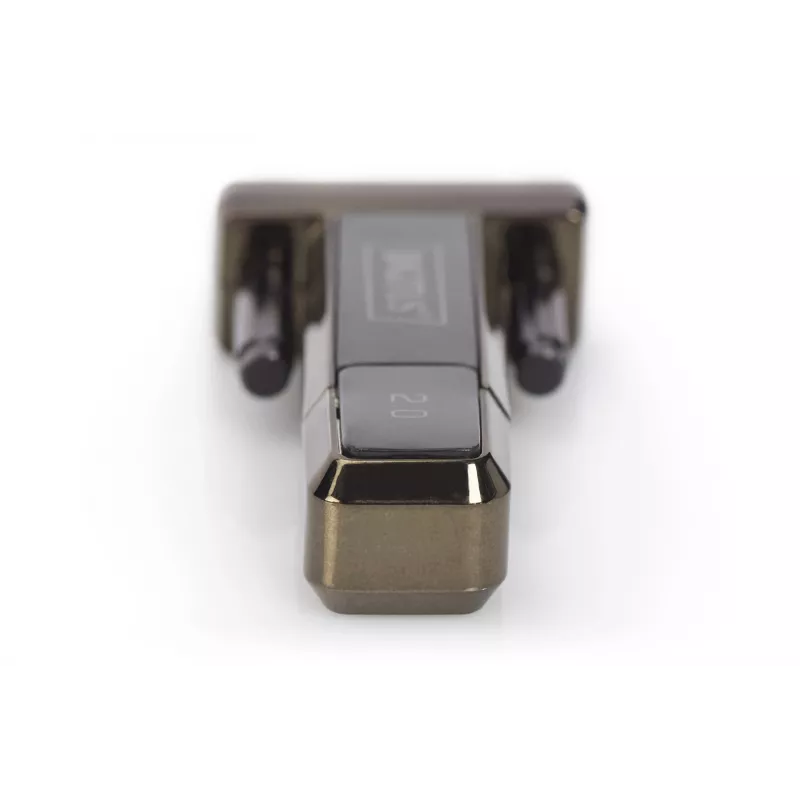DIGITUS USB 2.0 į serijinį keitiklį DSUB 9M su USB A kabeliu 80cm FTDI mikroschema USB 2.0 į RS232 (FT232RL)