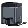 Dokų stotelė BlitzWolf BW-TH17 9-in-1 su 15W belaidžiu įkrovikliu — USB-C, HDMI, PD prievadai