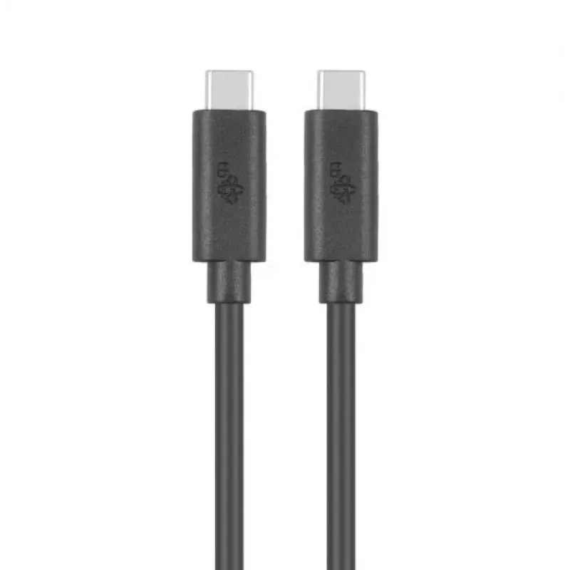 TB laidas USB-C – USB-C 2 m 60 W 5 Gbps juodas