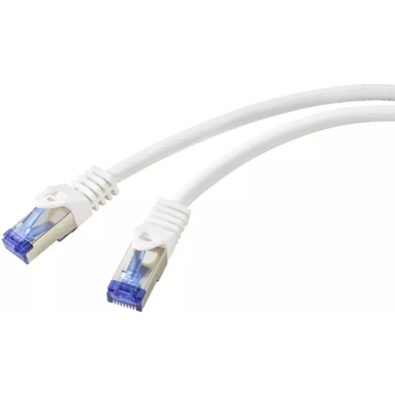 Renkforce RF-5771522 tinklo kabelis baltas 1 m Cat6a S/FTP (S-STP) (RF-5771522)