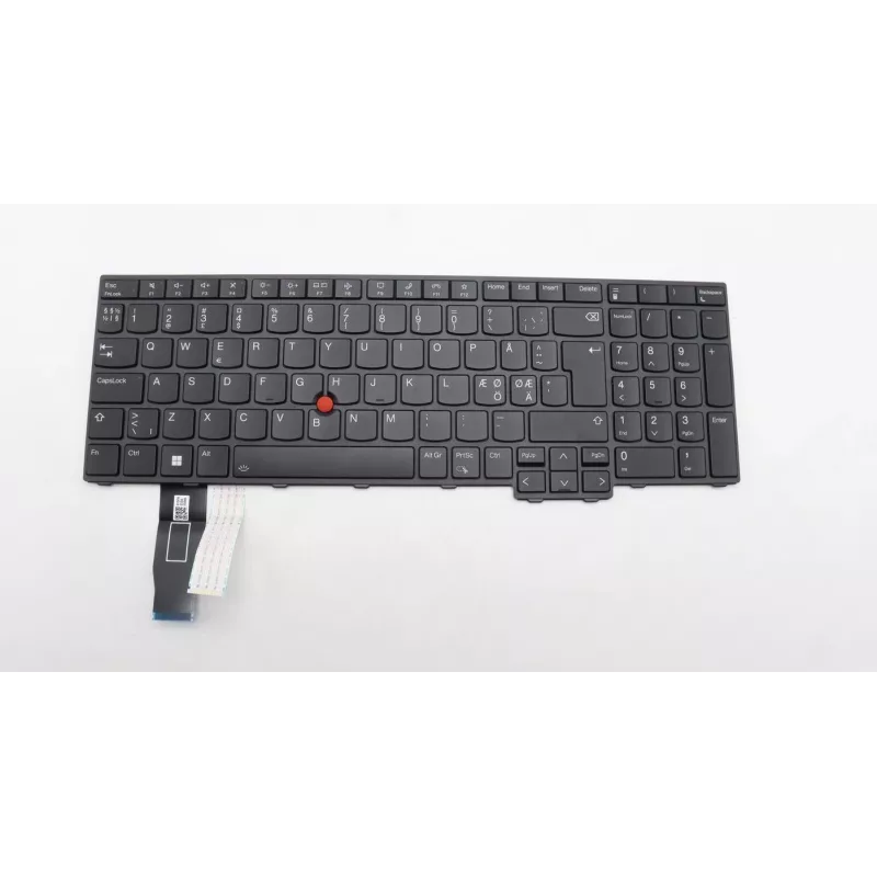 Klaviatūra Lenovo 5N21K05038 su apšvietimu, skirta ThinkPad T16 Gen 2