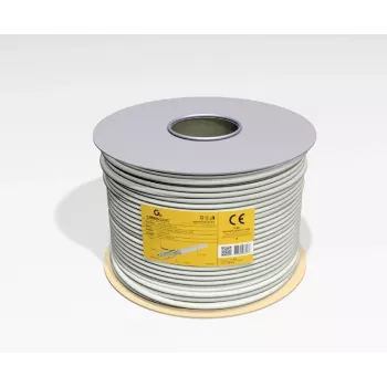 Tinklo kabelis Gembird UPC-6004SE-SOL Cat6 RJ-45 ant ritės, 100 m, pilkas