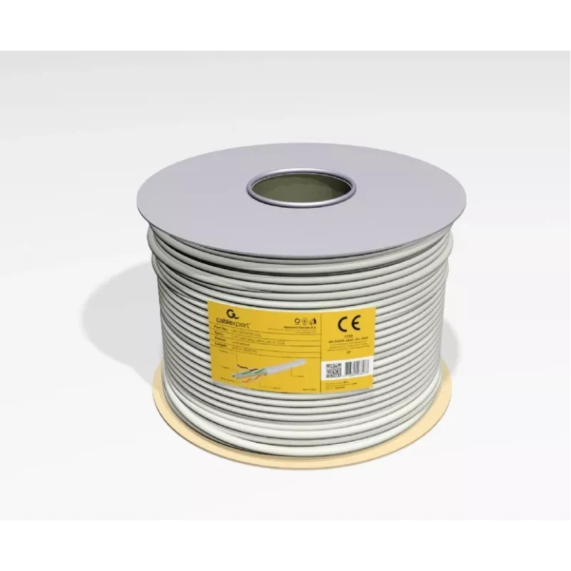 Tinklo kabelis Gembird UPC-6004SE-SOL Cat6 RJ-45 ant ritės, 100 m, pilkas