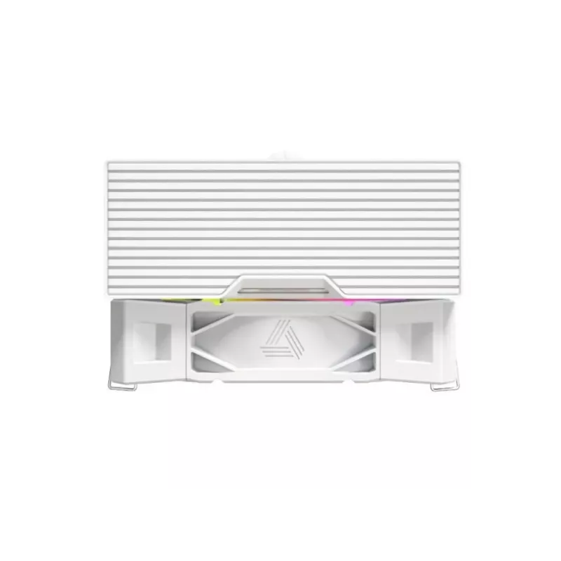 Oro aušintuvas Montech NX400 ARGB 120 mm baltas — 270 W TDP, FDB, 156×74×120 mm