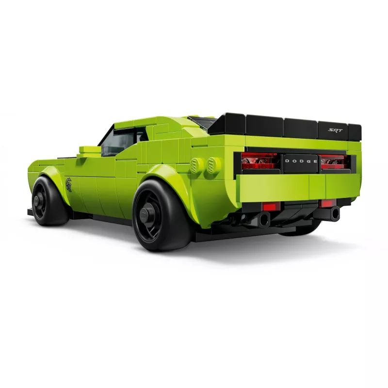 Konstruktorinis žaislinis automobilis LEGO Speed Champions Dodge Challenger SRT Hellcat 77237 — 390 detalių, 1 minifigūrėlė, amžius 9+