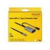 Delock USB-20225 maitinimo adapteris pilkas