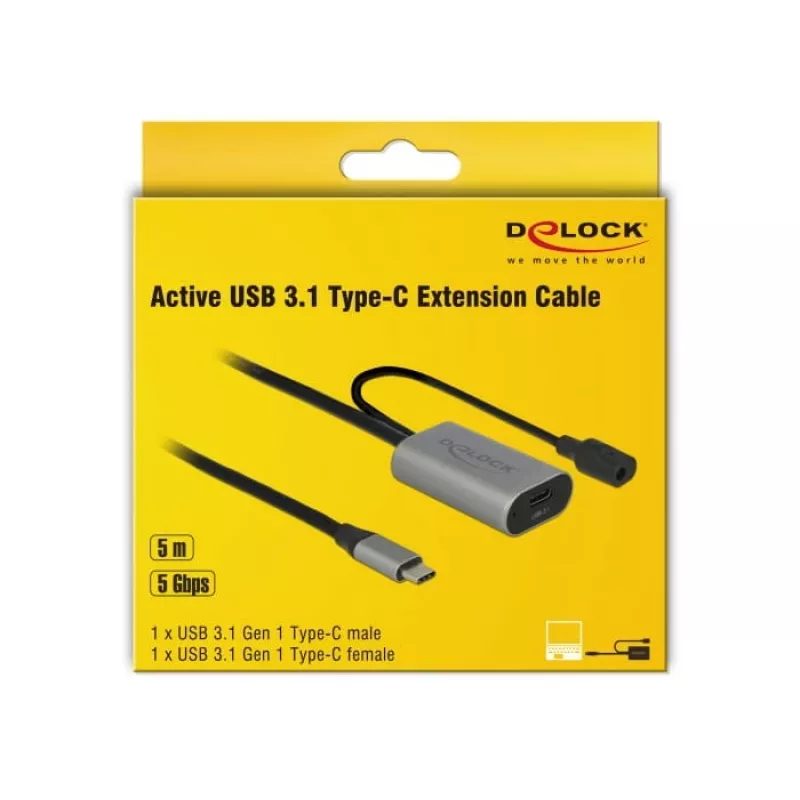 Delock USB-20225 maitinimo adapteris pilkas