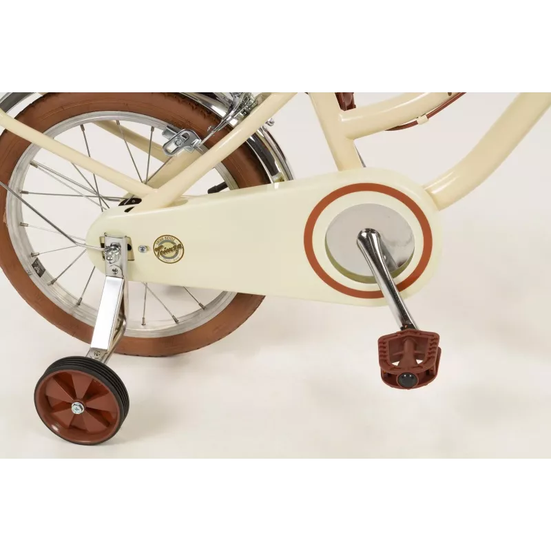 Vaikiškas dviratis Toimsa 16 colių modelis TOI16231 Vintage Beige — 16 colių ratas, vaikų dviratis