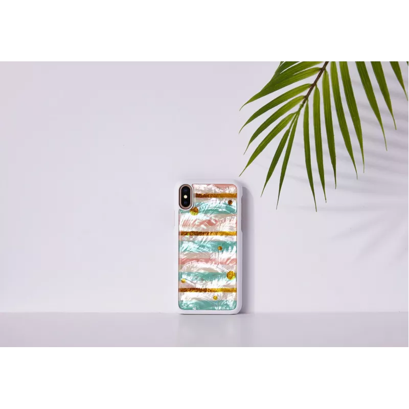 išmaniojo telefono dėklas iKins, skirtas iPhone XS / iPhone XS Max — pop mint Juoda