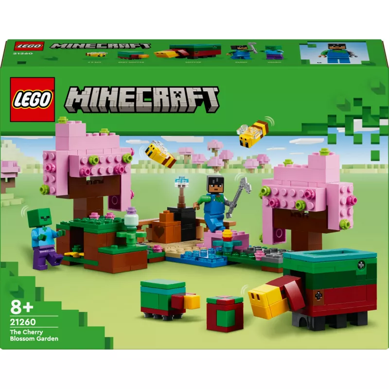 Lego 21260 Minecraft Cherry Blossom Garden Toy Playset