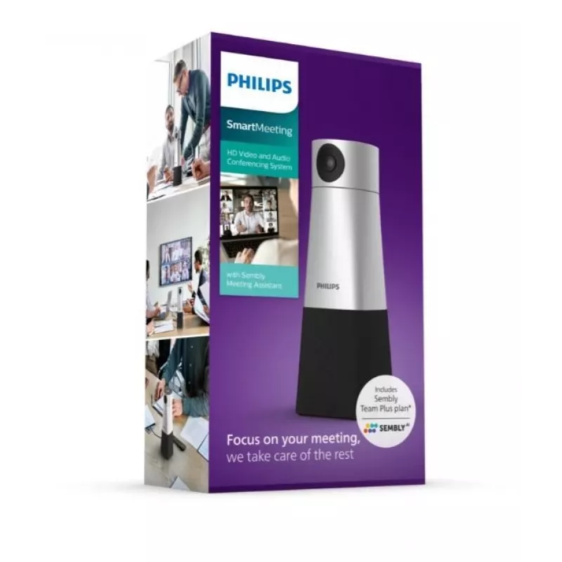 Philips PSE0550 vaizdo konferencijų kamera juoda, sidabrinė 3840 x 2160 pikselių 30 k./s. CMOS 25,4 / 2,8 mm (1 / 2,8 colio)