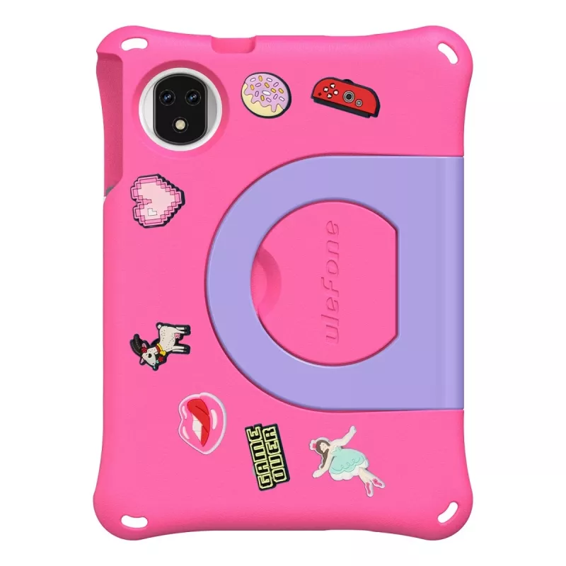Planšetė UleFone Tab A9 Pro Kids — 4 GB RAM, 128 GB saugykla, LTE, rožinė