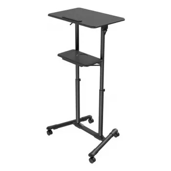 Stovimas stalas Gembird TVS-DESK-01-BK juodas 20 kg 1110-1345 mm