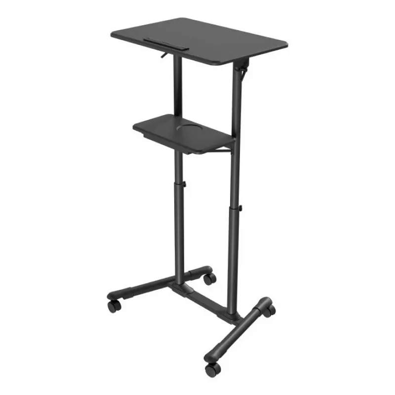 Stovimas stalas Gembird TVS-DESK-01-BK juodas 20 kg 1110-1345 mm