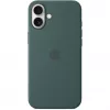 Apple iPhone 16 Plus Silikoninis dėklas su MagSafe - Lake Green