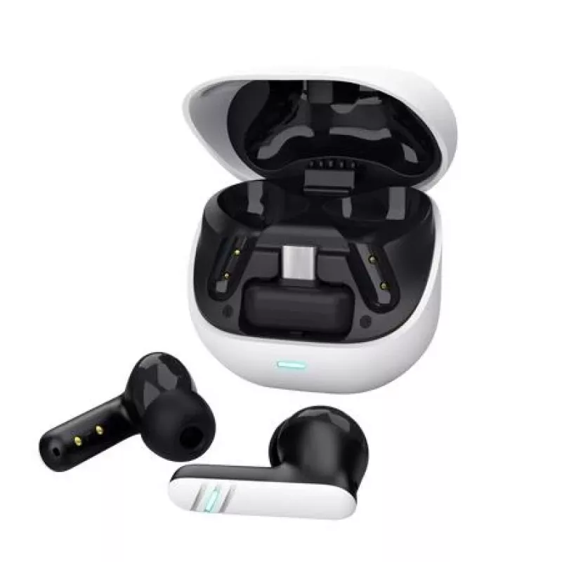 Trust GXT 409 Oxxie belaidės žaidimų ausinės - Balta, True Wireless Stereo (TWS), 100 - 10000 Hz, Žaidimams, 44 g, Ausinės, Balta