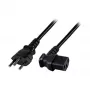 EFB-Elektronik maitinimo laidas Swiss Type 12 - C13 90°, juodas, 1,8 m, 3 x 0,75 mm² Gamintojas: EFB Elektronik (EK483.1,8V2)