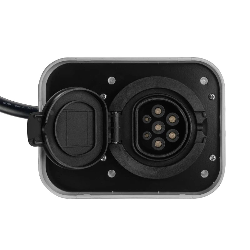 GREEN CELL WALLBOX EV POWERBOX 22KW SU LIZDU IR RFID