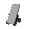 Planšečių ir išmaniųjų telefonų laikiklis FIXED Holder Fixed Bikee ALU 2 reguliuojamas 360° juodas, aliuminis, reguliuojamas spaustukas
