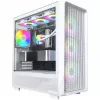 PC korpusas Montech X5 Midi Tower baltas ATX 3x140 mm ventiliatoriai